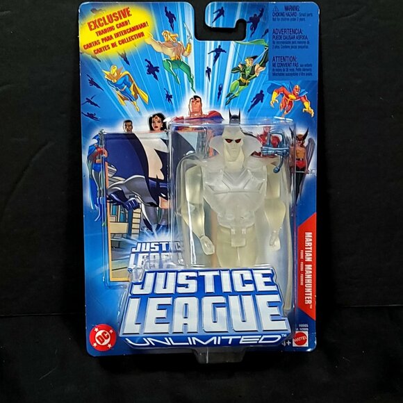 DC Justice League Unlimited Translucent Martian Manhunter Action Figure NEW - Picture 1 of 5